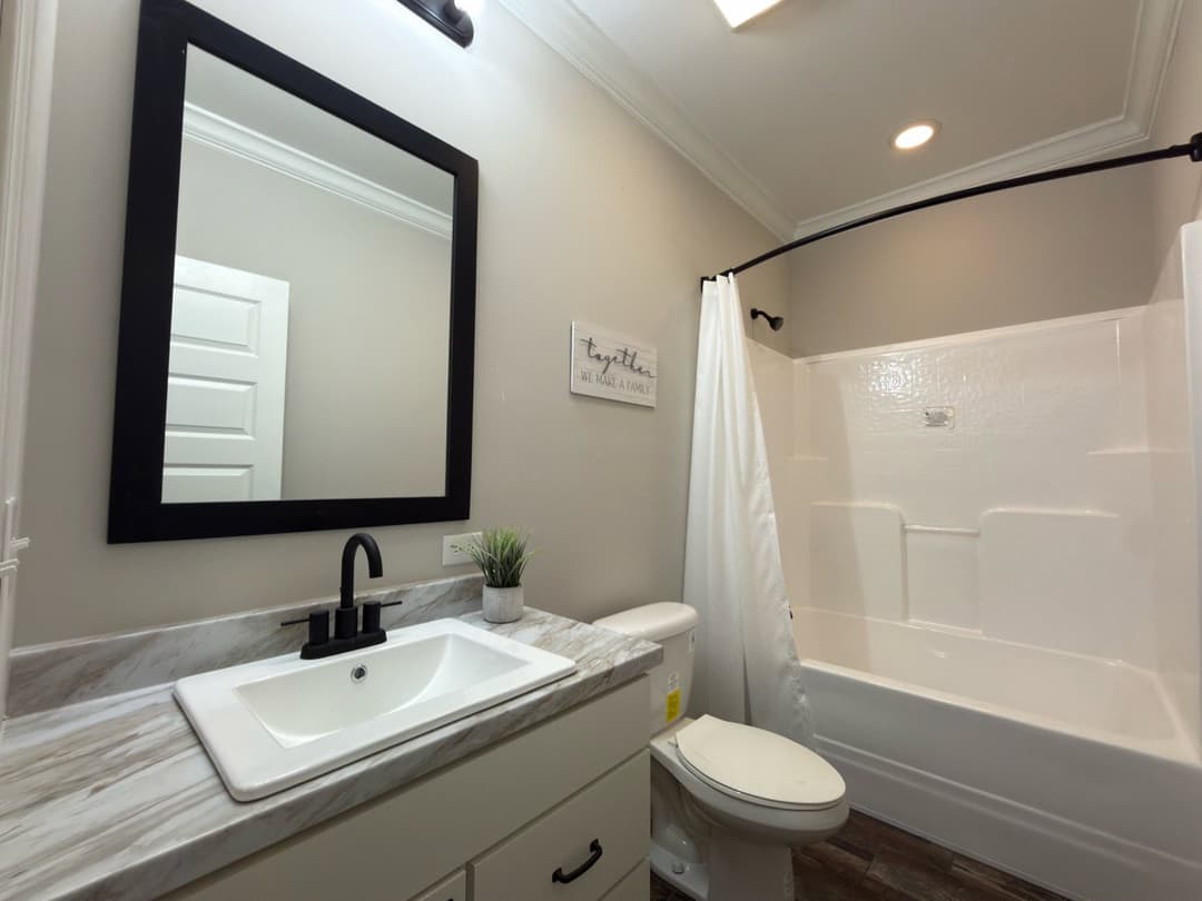 Tahoe harbor bathroom home features