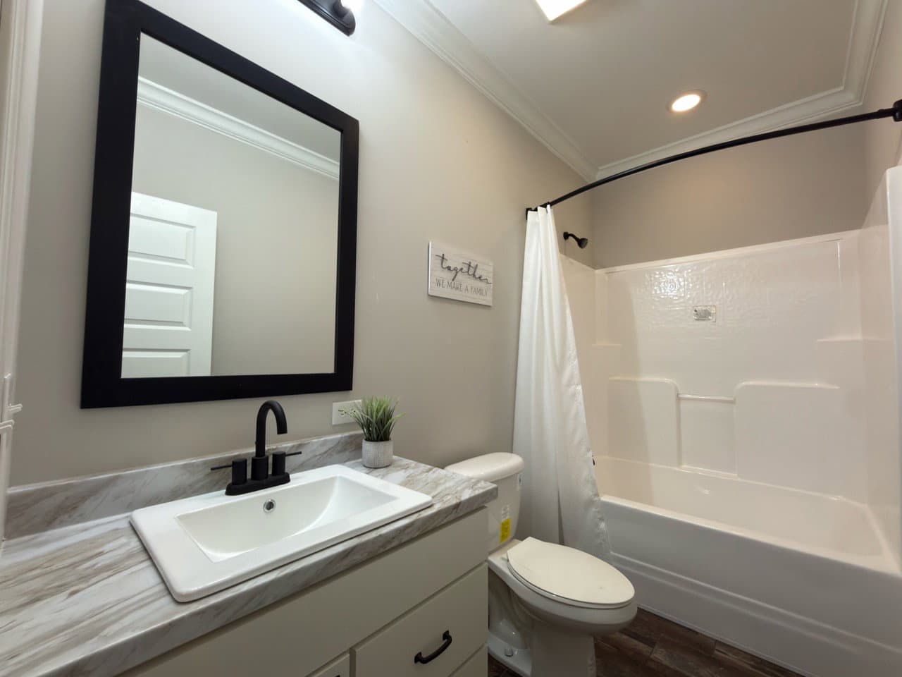 Tahoe harbor bathroom home features