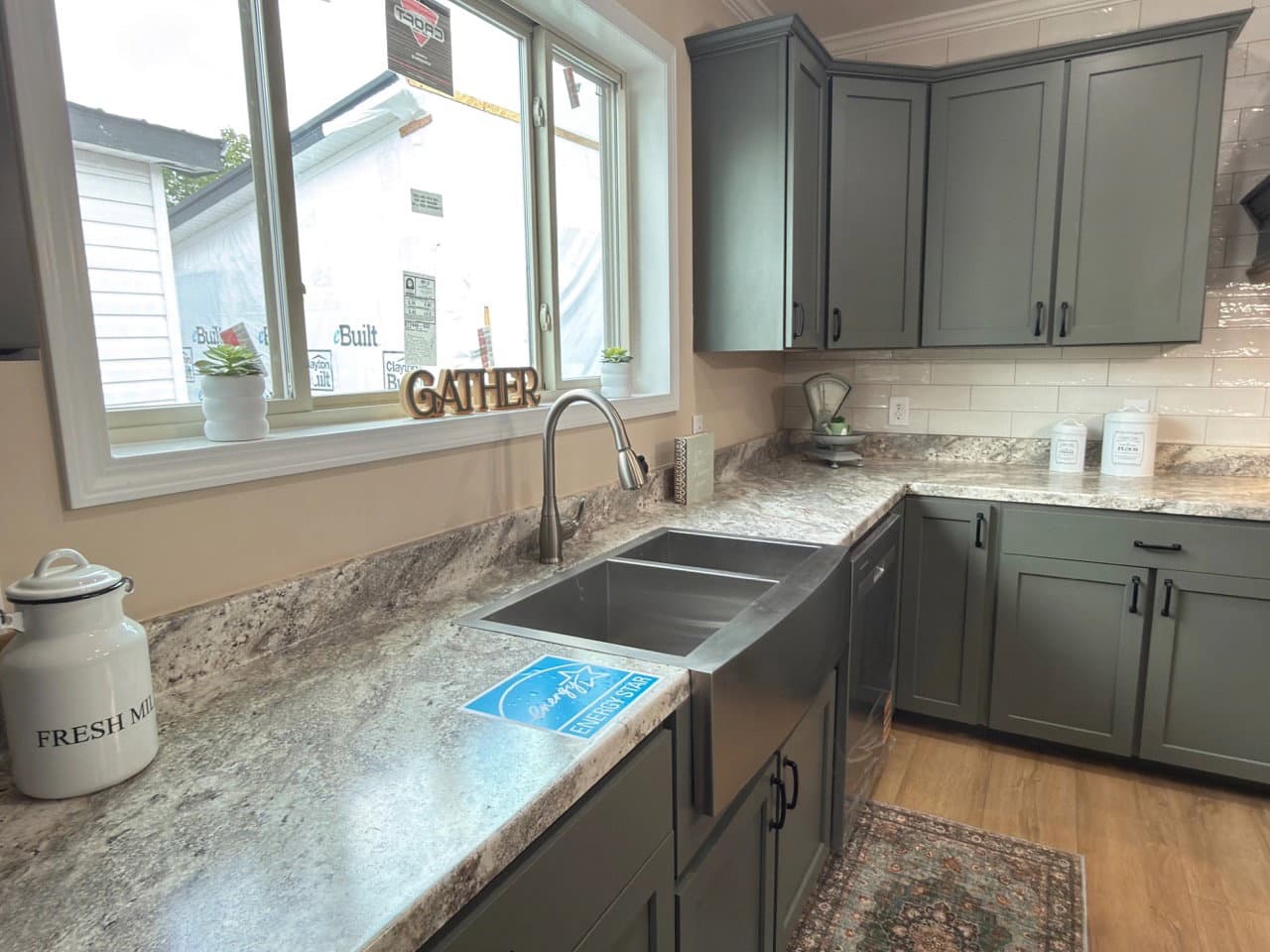 The clarkson jr. kitchen home features