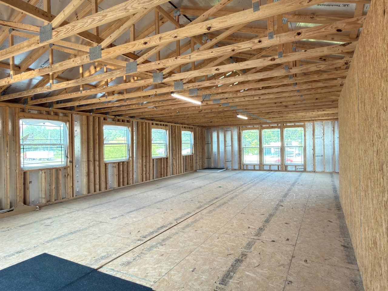 The barndominium 2 interior home features
