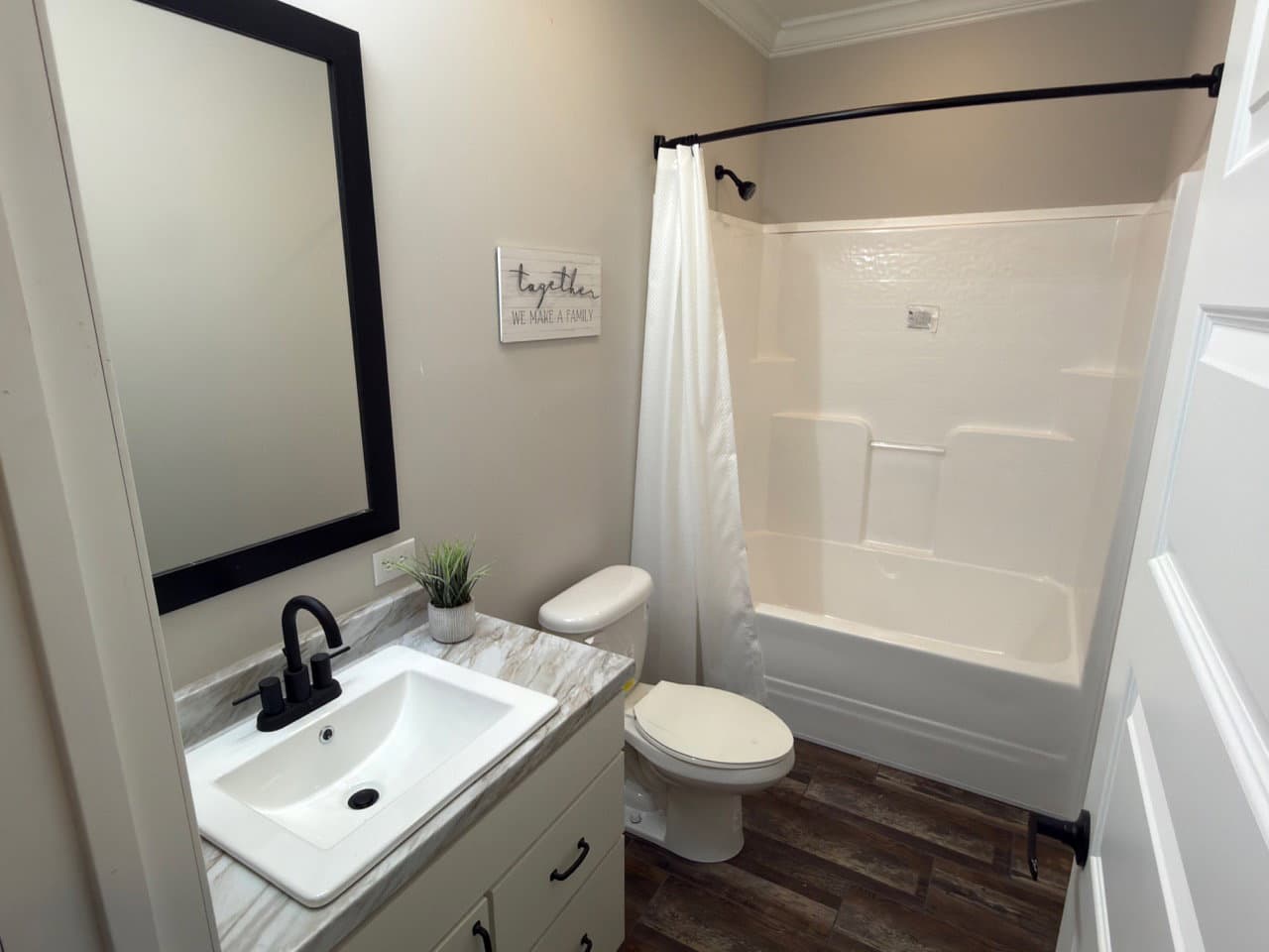 Tahoe harbor bathroom home features