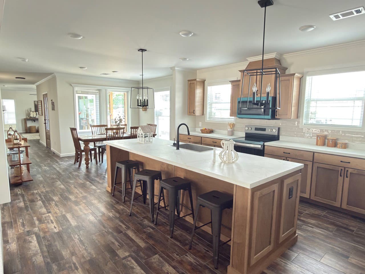 Orchard house kitchen home features
