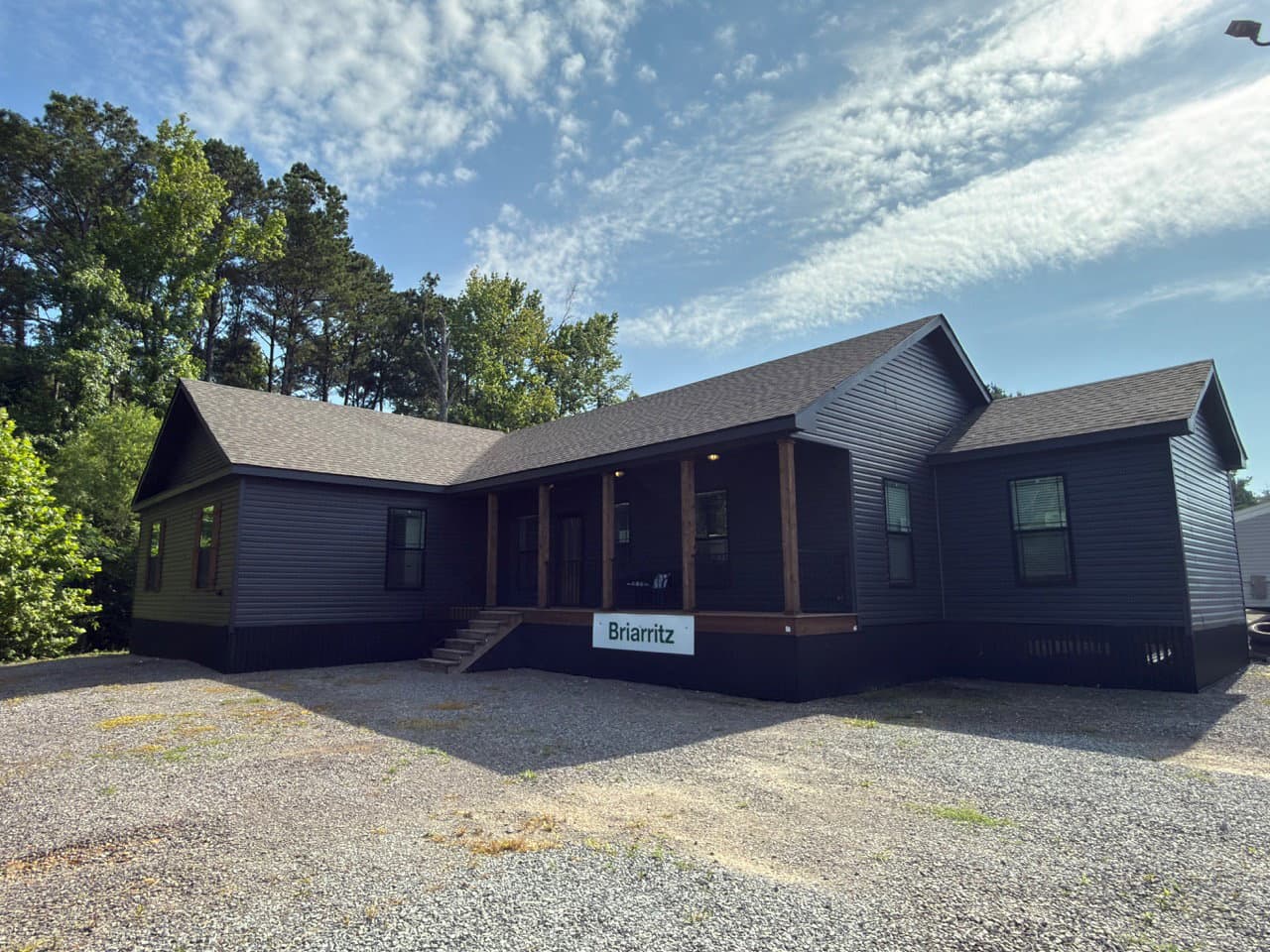 Briarritz b elevation and exterior home features