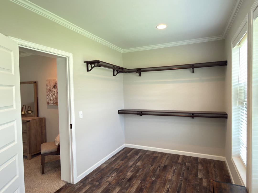 The woodside c interior home features