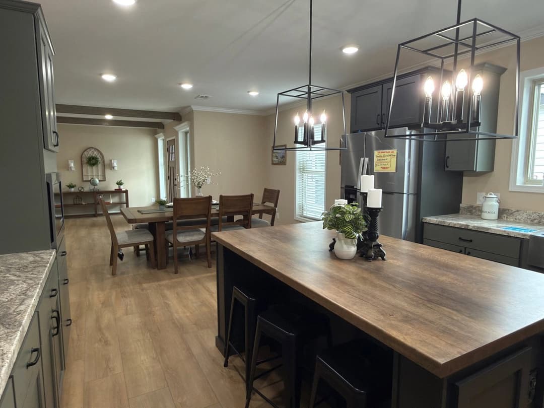 The clarkson jr. kitchen home features