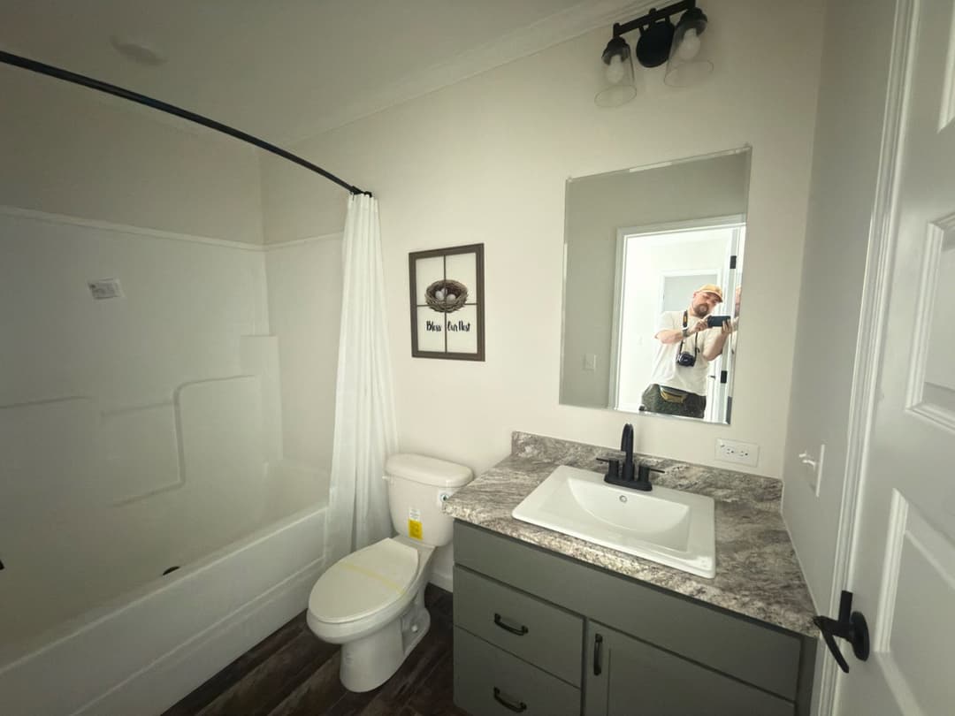 Orchard house bathroom home features