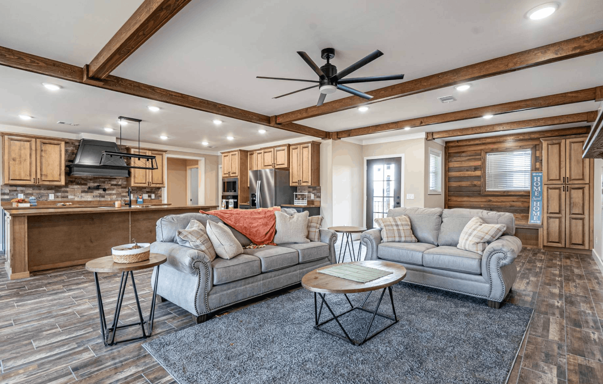 The old hay barn interior home features