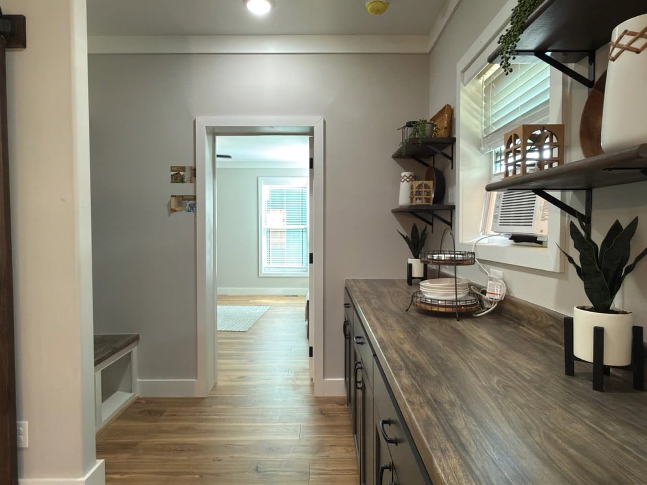 The barndominium 2 interior home features