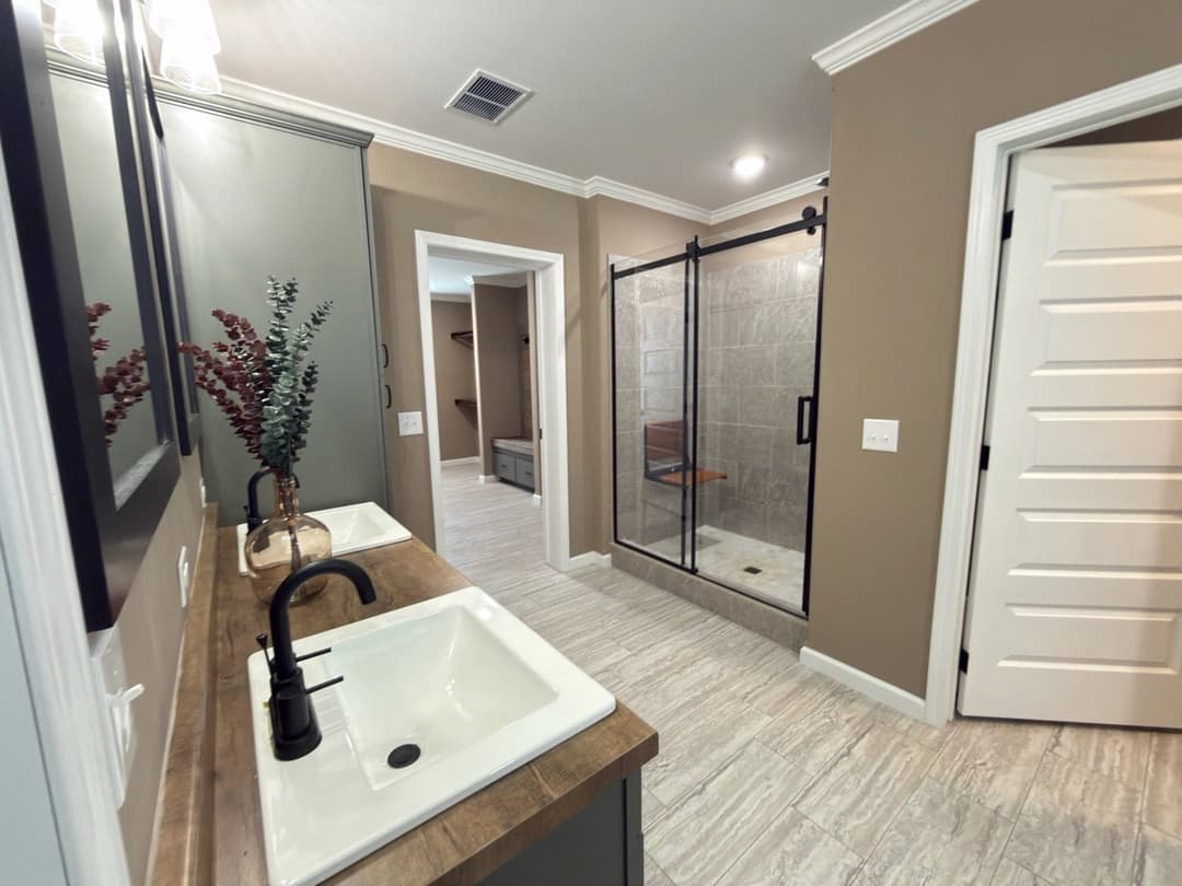 The clarkson jr. bathroom home features