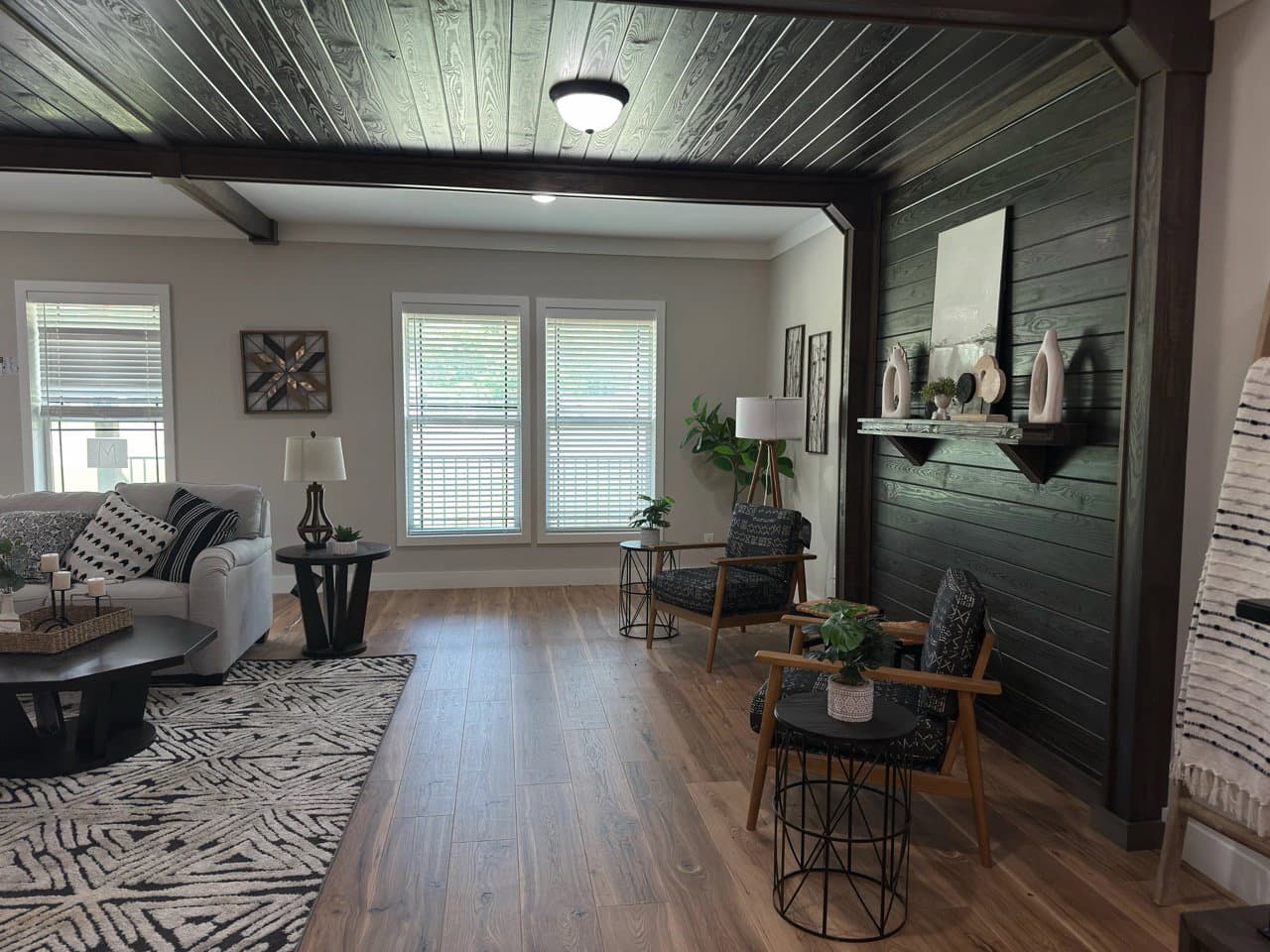 The barndominium 2 interior home features