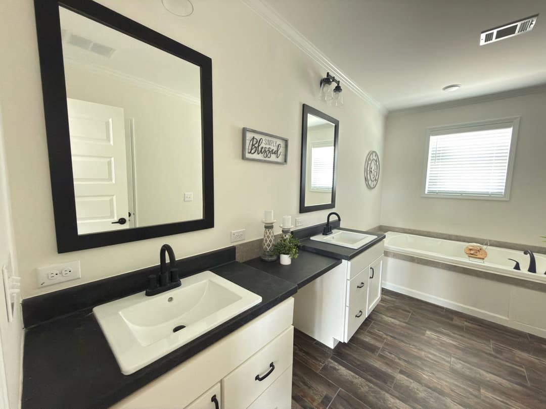 Orchard house bathroom home features