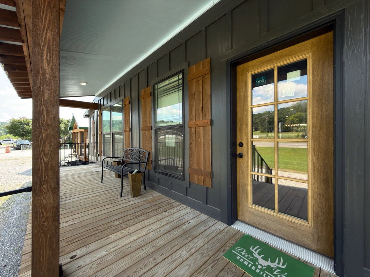 The barndominium 2 exterior home features