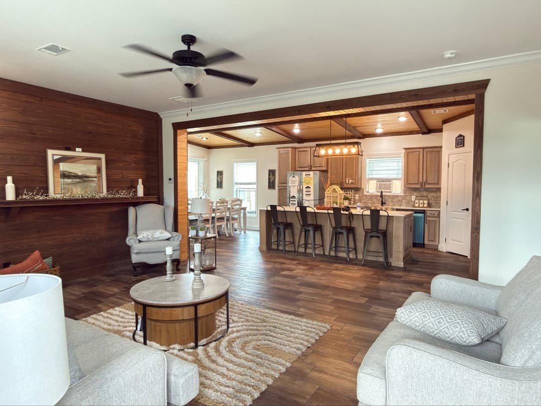 Orchard house (porch) interior home features