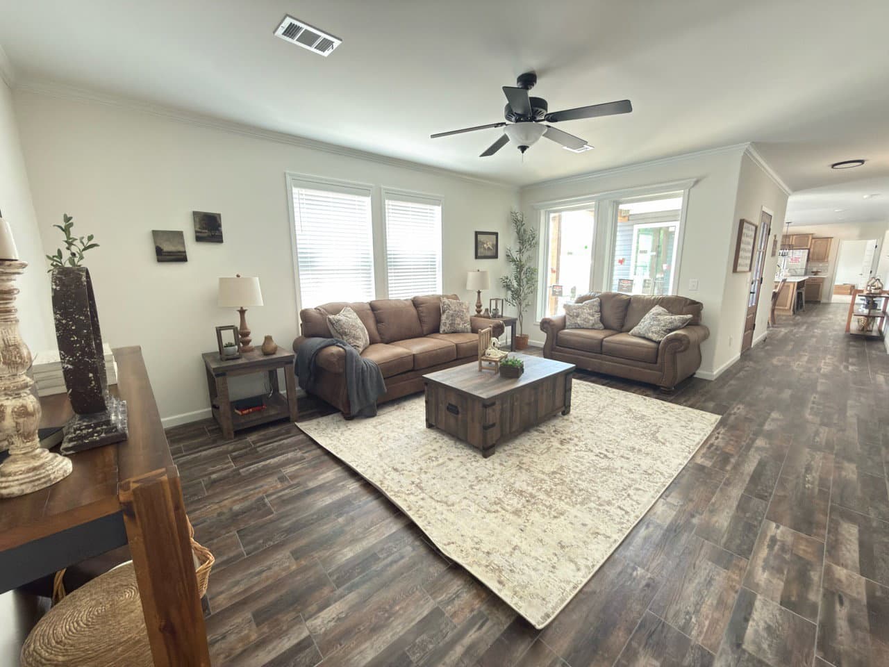 Orchard house interior home features