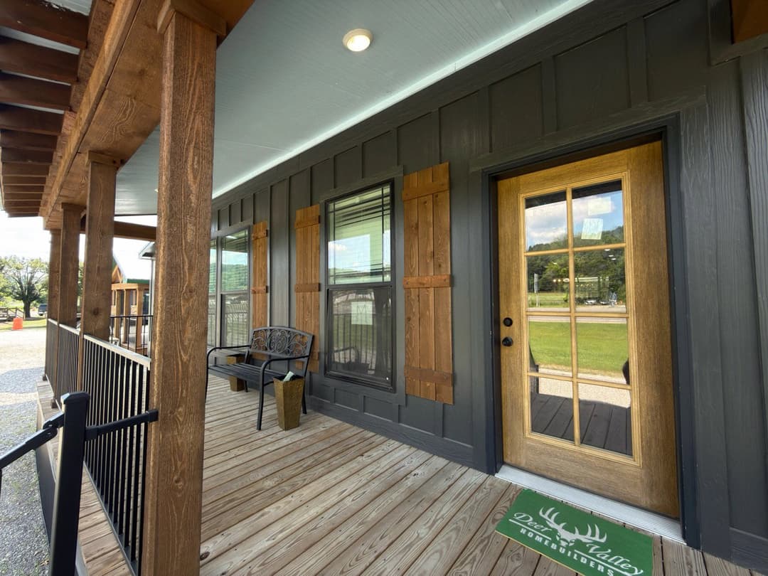 The barndominium 2 exterior home features