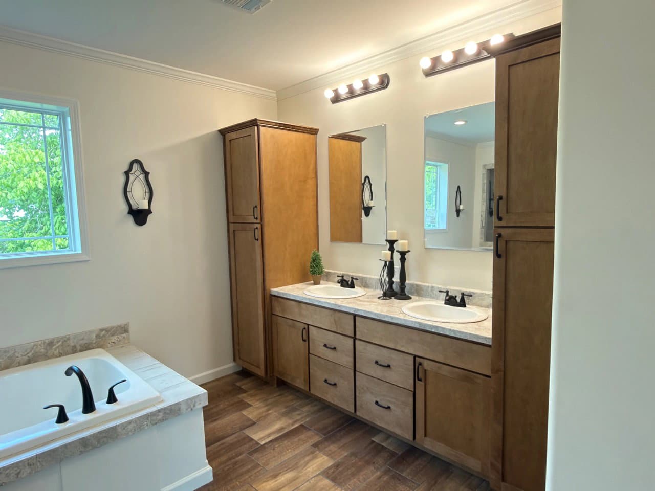 The zemira bathroom home features